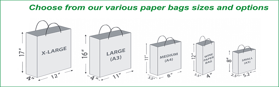 Paper Bags Sizes | IUCN Water